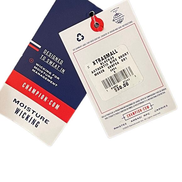 Champion Women's 7" Authentic Bike Shorts Black Size XS New With Tags - Picture 5 of 6